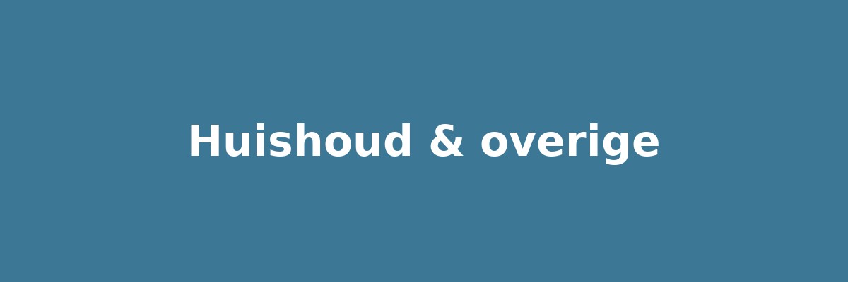 Huishoud & overige